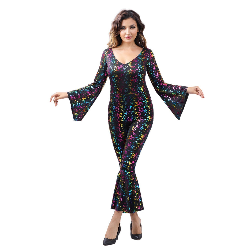 Halloween Carnival Disco Note jumpsuit