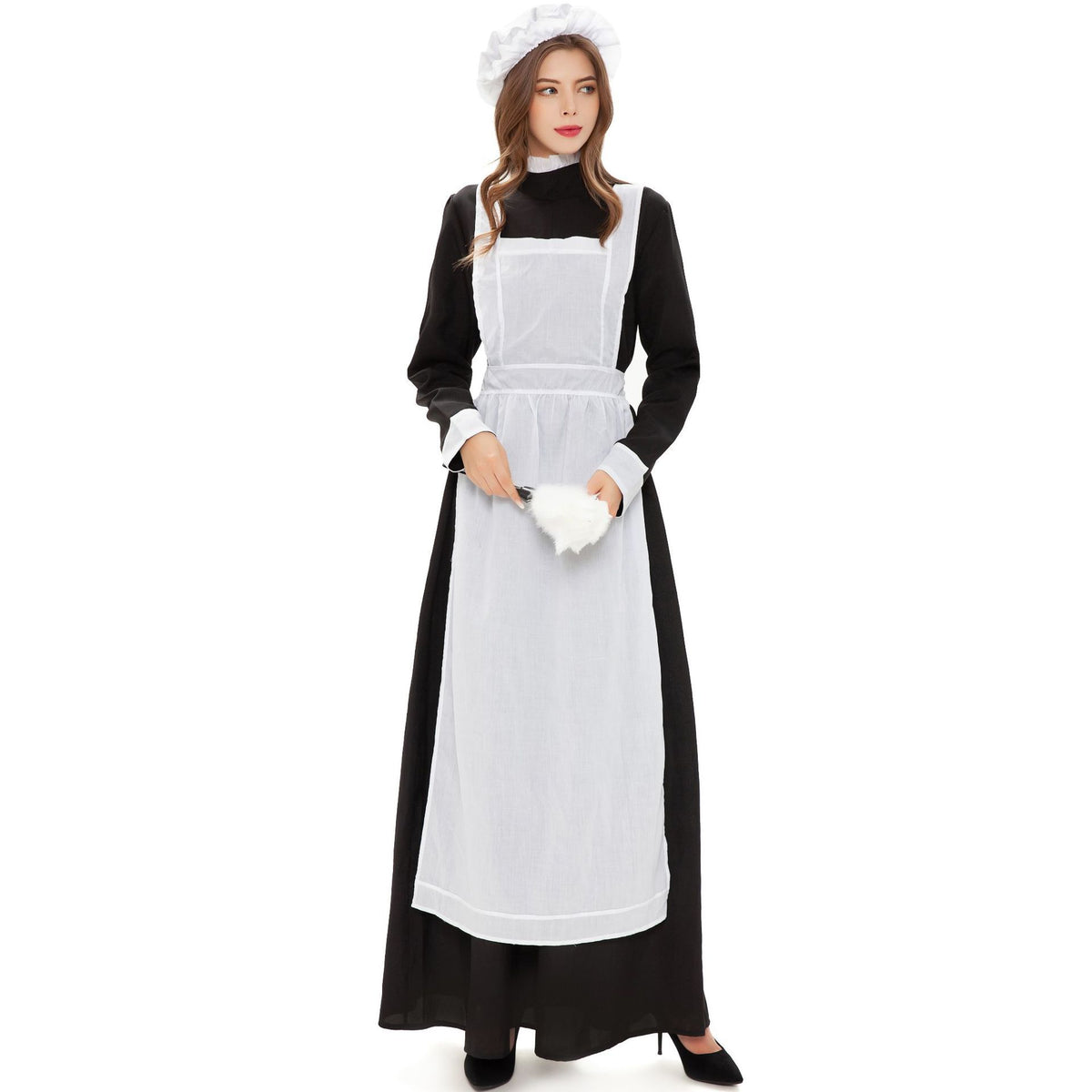 Halloween costume cosplay maid dress