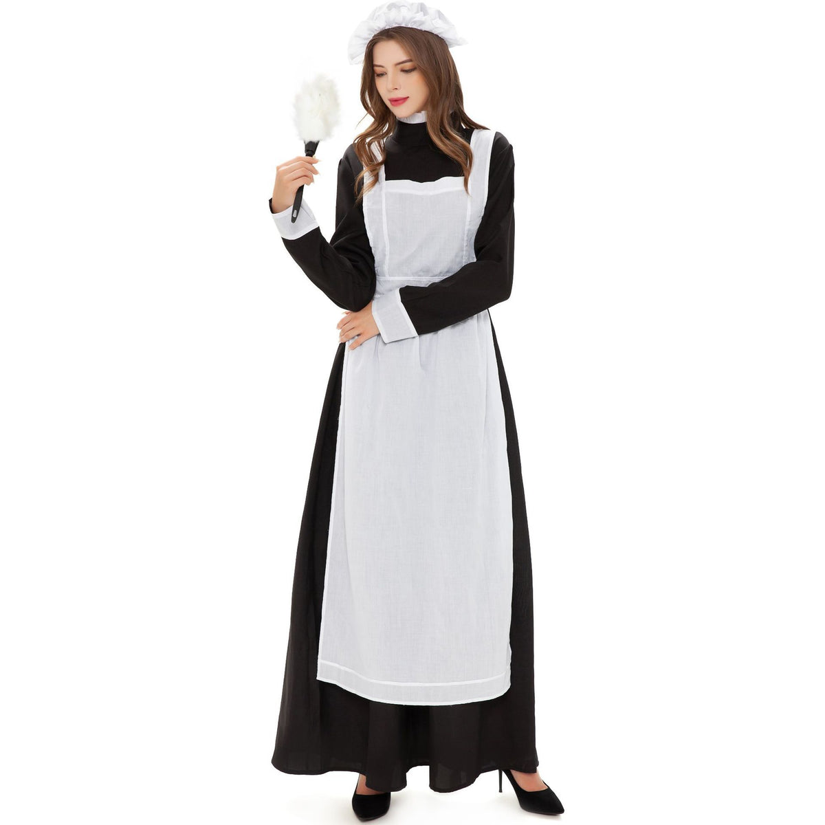 Halloween costume cosplay maid dress